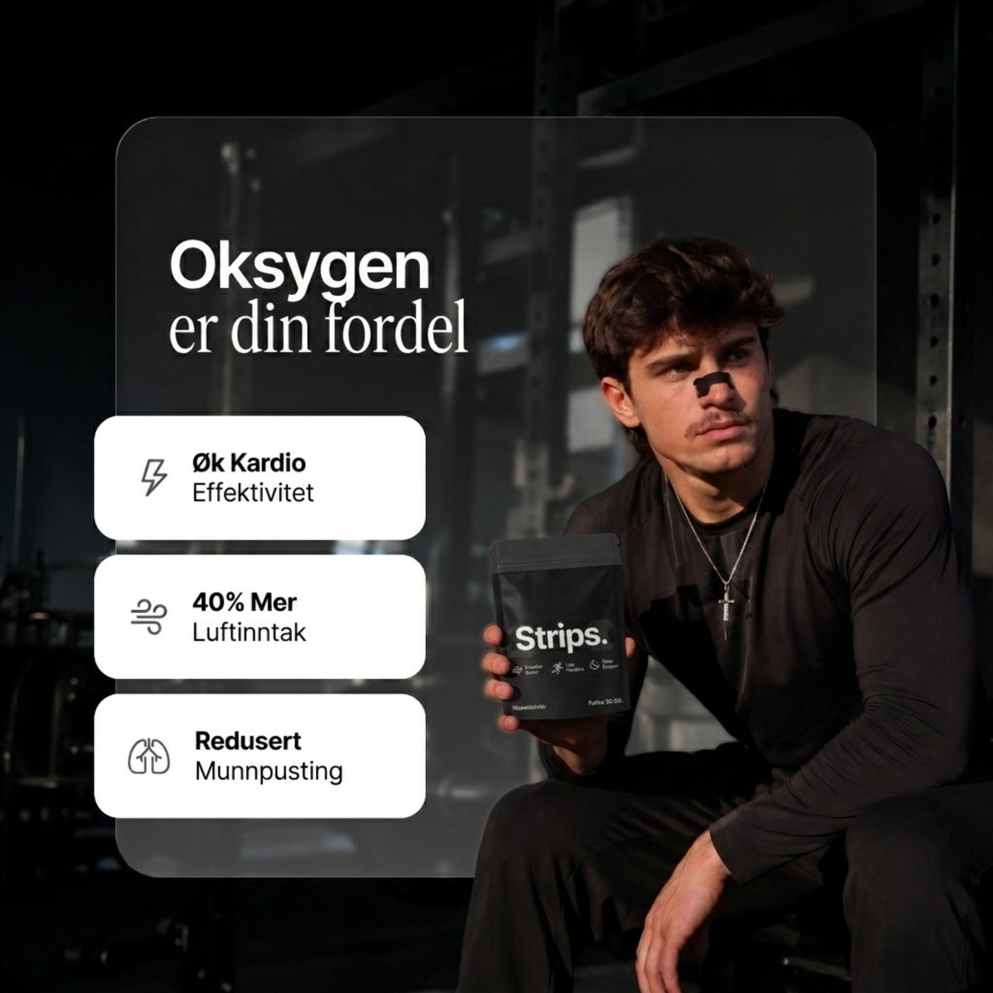 NeseStrips (30-pakning) - Mer oksygen, bedre løpeturer