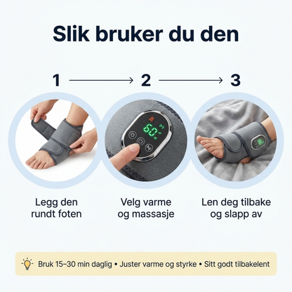 AnkelRelief- Lindrer stivhet og ankelubehag