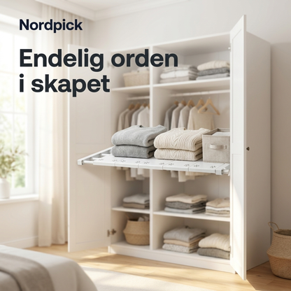 Nordpick Smarthylle – Justerbar Skaphylle